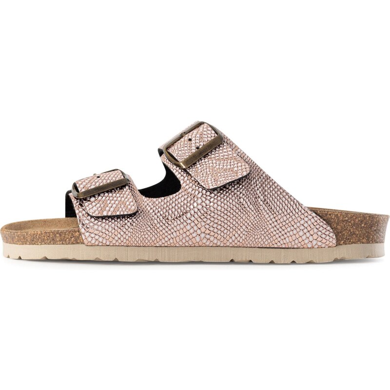 Bayton Šľapky Atlas béžová / ružová / biela 54299090