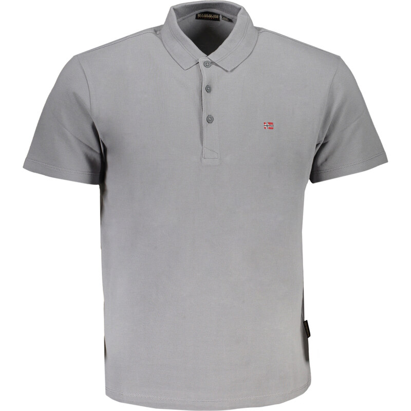 Pánske sivé polokošele Napapijri 64705785