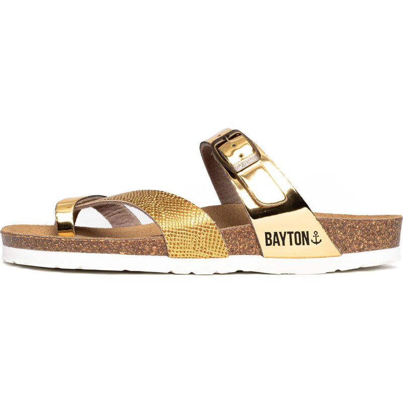 Bayton Šľapky Diane zlatá / čierna 54303069