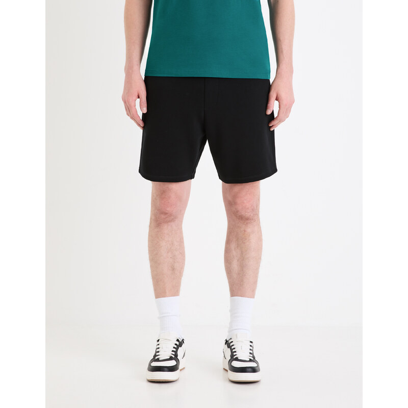 Čierne pánske teplákové kraťasy Celio Goshort 52384283