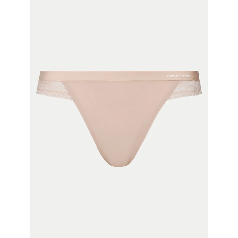 E-shop Dámske tangá UW0UW02473 DW5 sv. béžová - Tommy Hilfiger