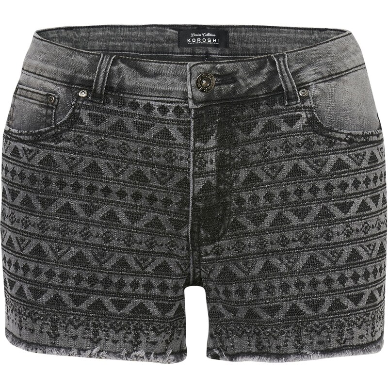 KOROSHI Džínsy čierna 54330033
