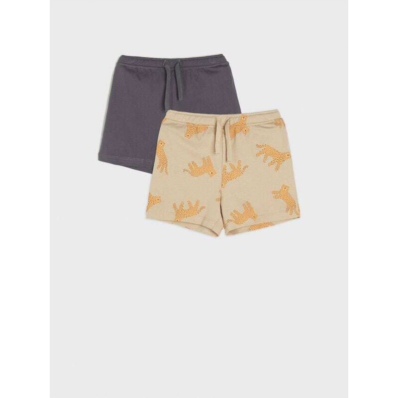 Sinsay - Súprava 2 šortiek - béžová 65759320