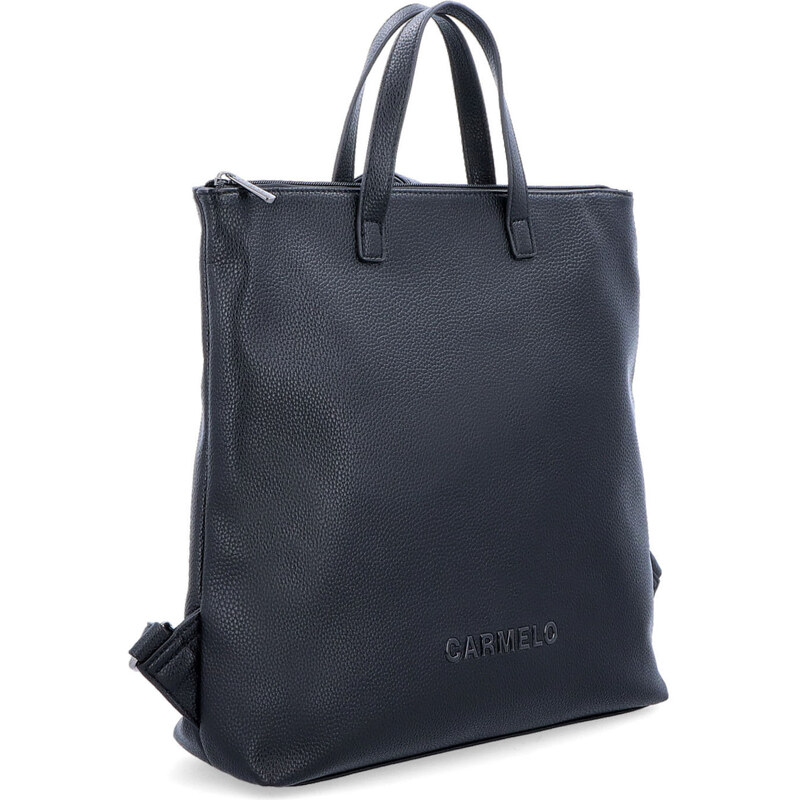 Mestský batoh zo syntetickej kože Carmelo čierna 4318 C 57568546