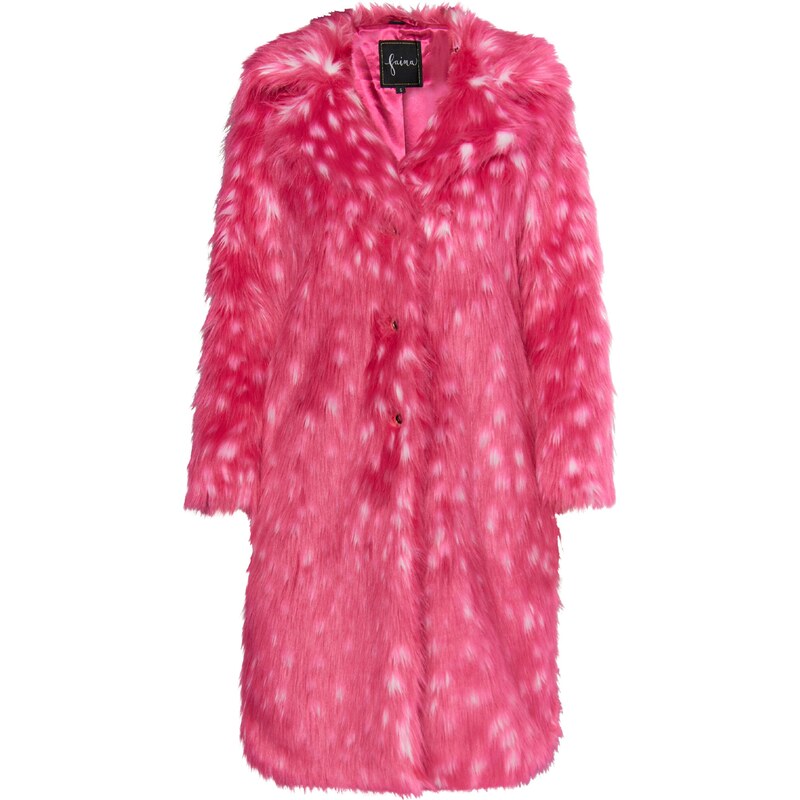 faina Zimný kabát purpurová / biela 54256539