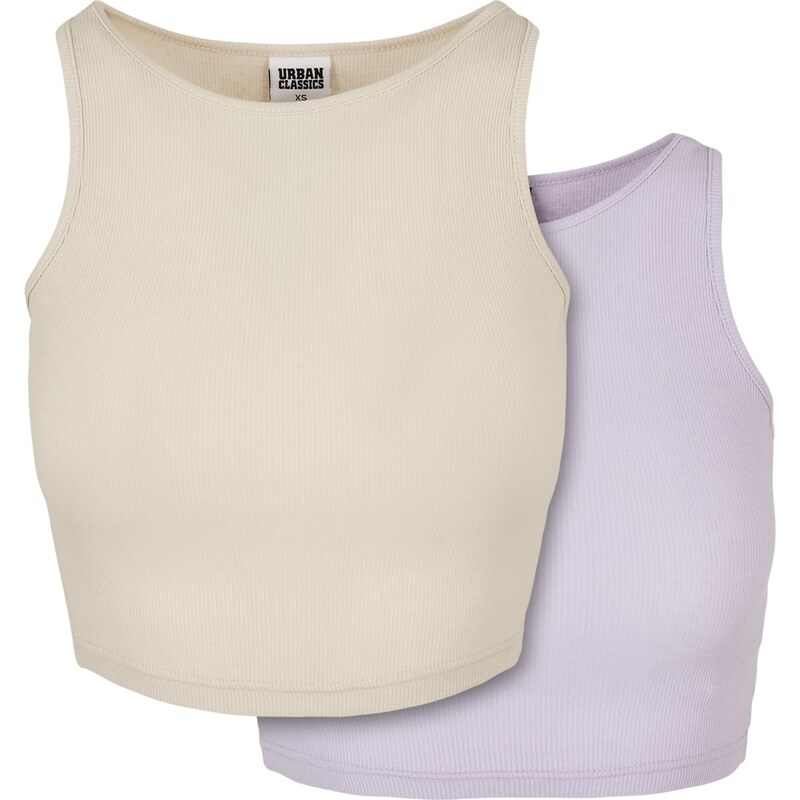 Urban Classics Top béžová / levanduľová 54278157