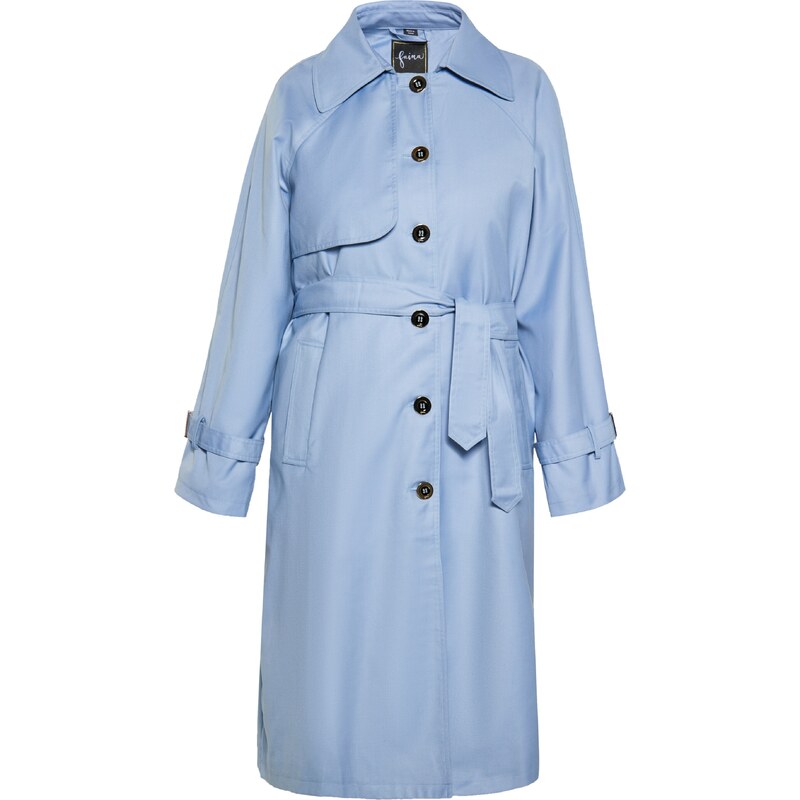faina Prechodný kabát svetlomodrá 54295695