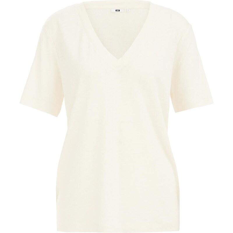 WE Fashion Tričko šedobiela 54309903