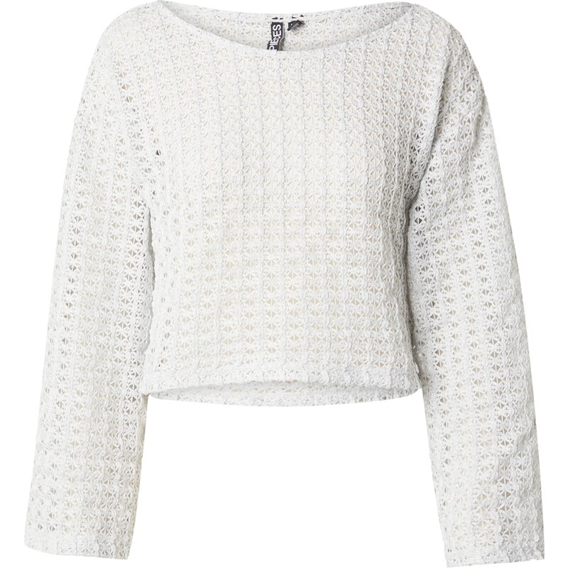 PIECES Sveter SPARKLY svetlosivá 54338748