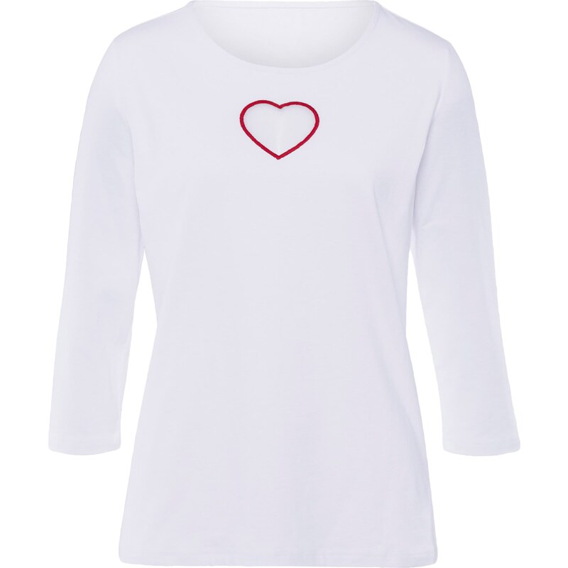 heine Tričko červená / biela 54341040