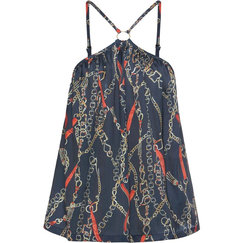 LASCANA Top námornícka modrá / koňaková / sivá / červená 54343332