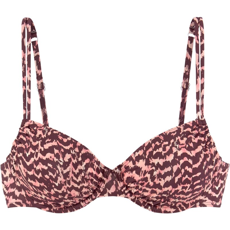 LASCANA Bikinový top ružová / staroružová / bordová 54345227