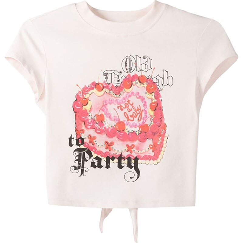 Bershka Tričko svetložltá / ružová / pastelovo ružová / čierna 54346021