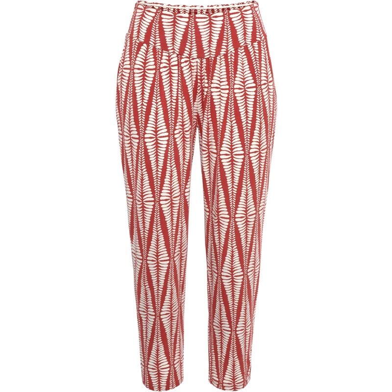 LASCANA Nohavice ohnivo červená / biela 54346664