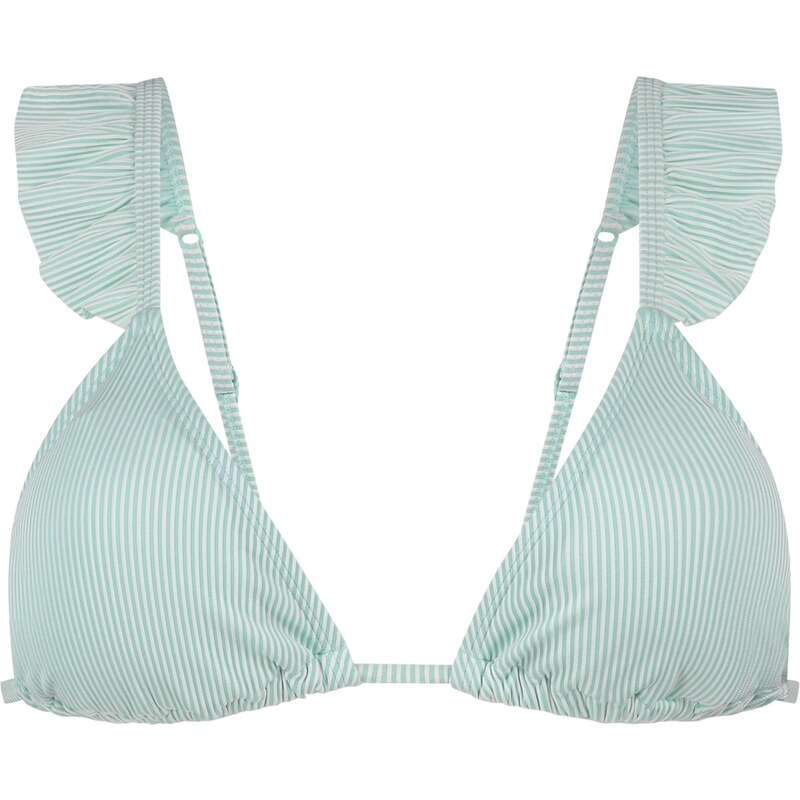 Hunkemöller Bikinový top Fiji svetlozelená / biela 54347669