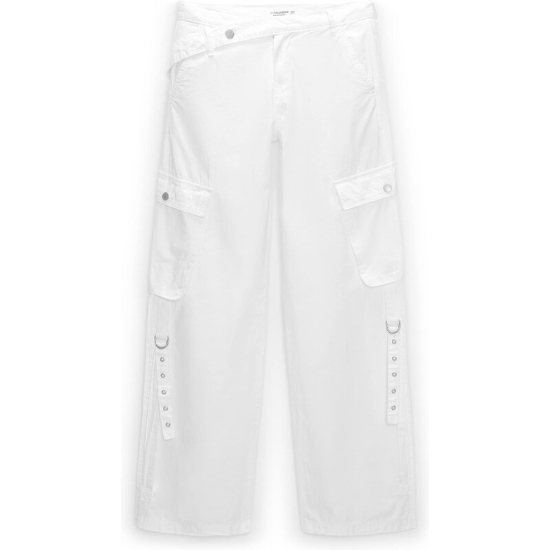 Pull&Bear Kapsáče biela 54352783