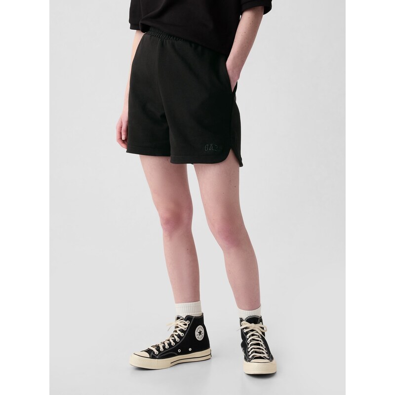 Čierne dámske teplákové kraťasy GAP 64642438