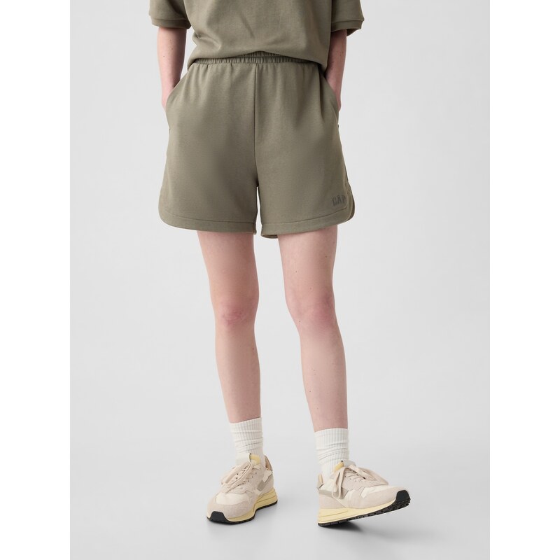 Šedé dámske teplákové kraťasy GAP 64642449