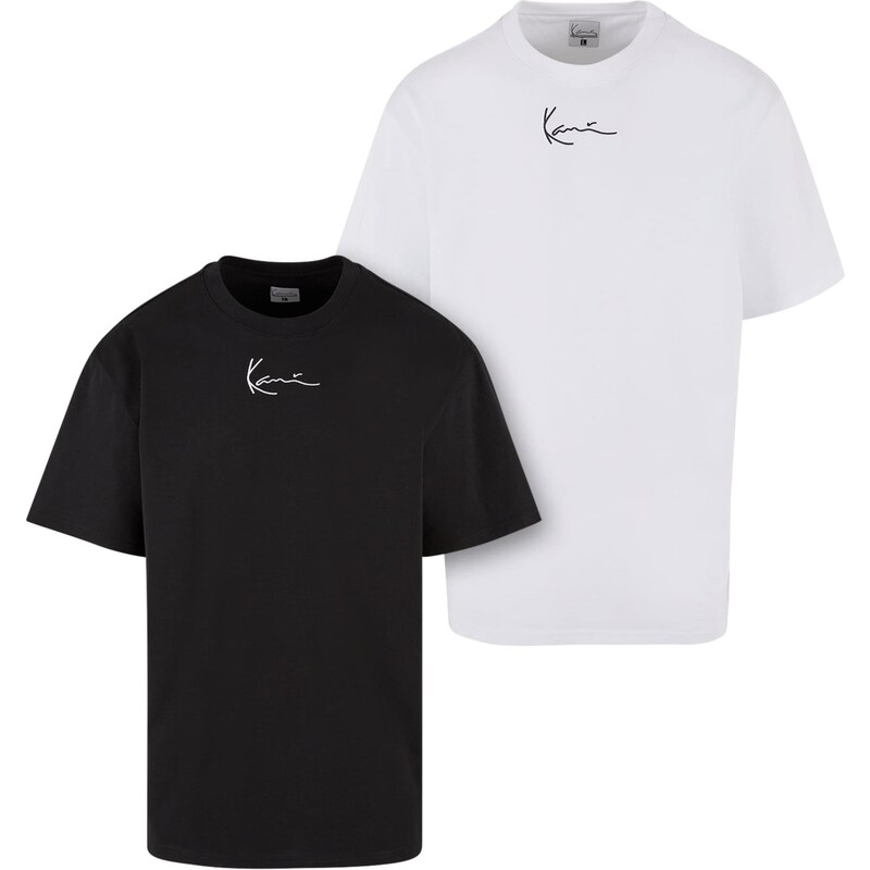 Karl Kani Tričko Essential čierna / biela 54337230