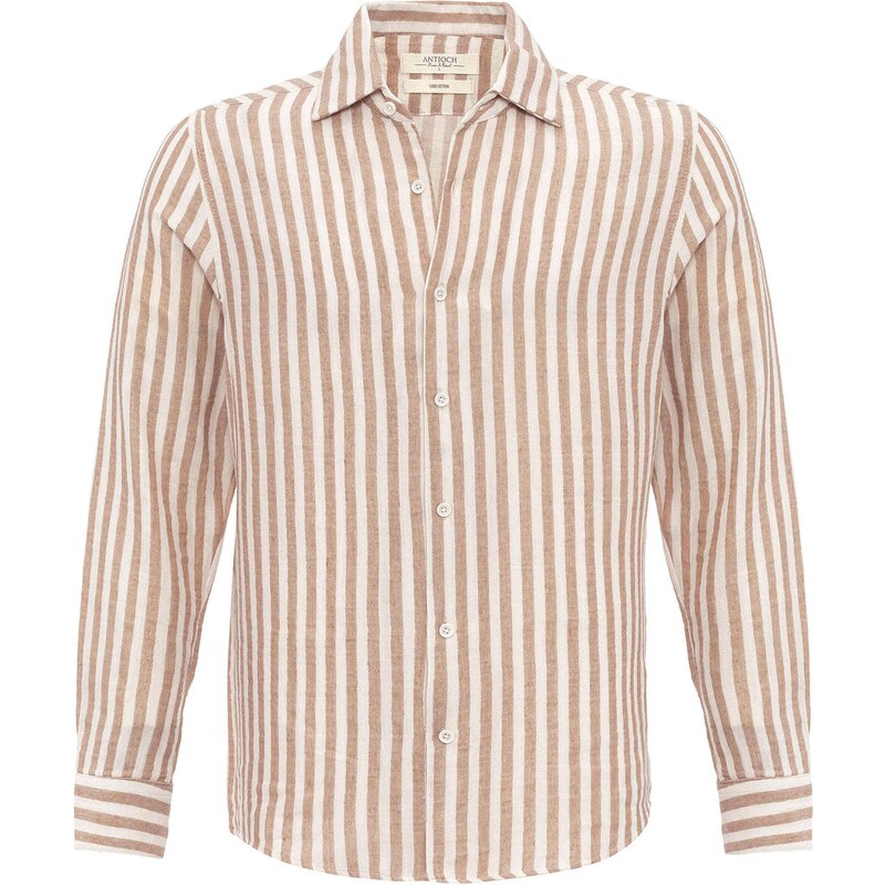 Antioch Košeľa béžová / biela 54348778