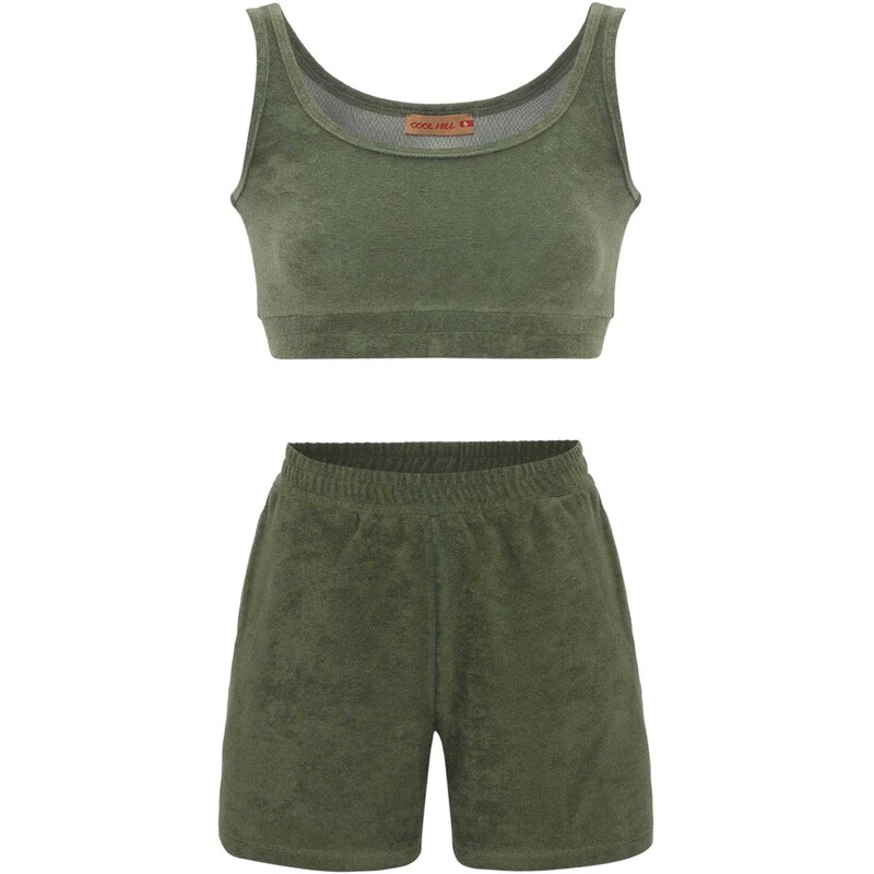 Cool Hill Tepláková súprava kaki 54348236