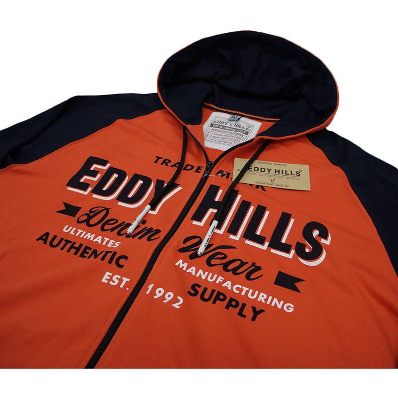 ULTIMATES Mikina Supply. orange, nadmerná 01404 51537395