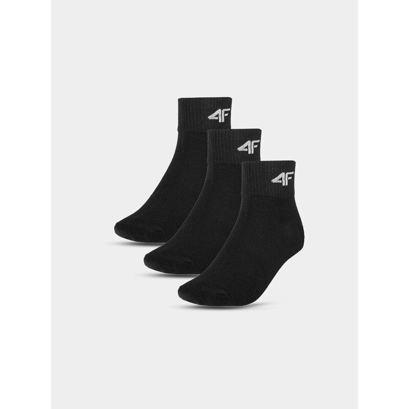 Childrens Casual Socks Above the Ankle 4F (3pack) - Multicolor 51538466