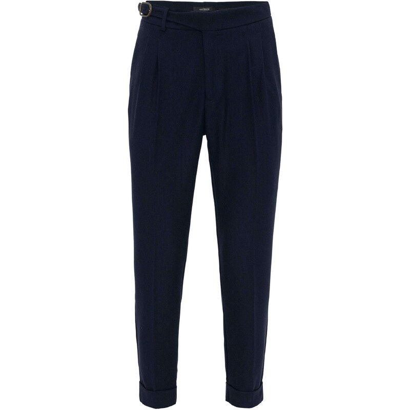 Antioch Plisované nohavice námornícka modrá 55684704