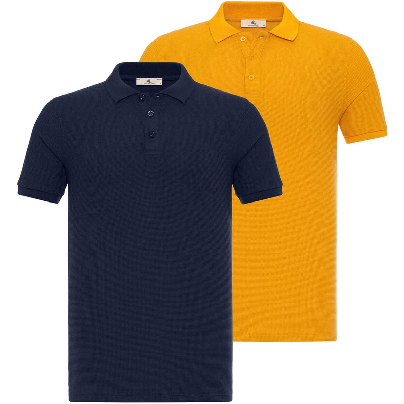 Daniel Hills Tričko námornícka modrá / žltá 54347154