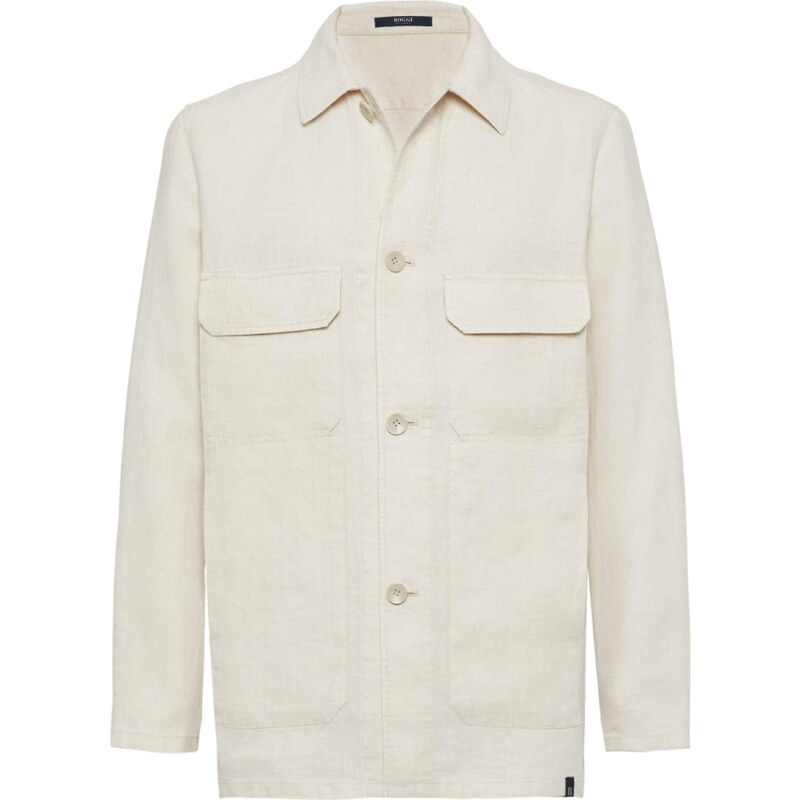 Boggi Milano Prechodná bunda krémová 54328473