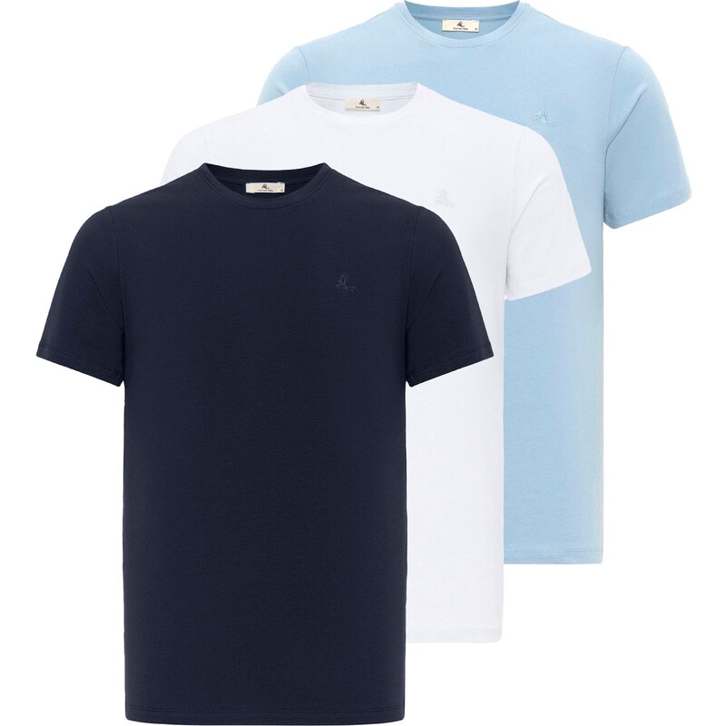 Daniel Hills Tričko modrá melírovaná / biela 54347427