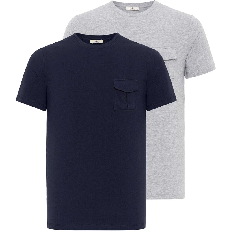 Daniel Hills Tričko sivá melírovaná / čierna 54347502