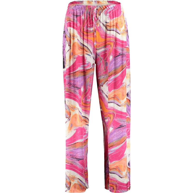 Hailys Nohavice Fa44jola olivová / levanduľová / oranžová / ružová 55566464