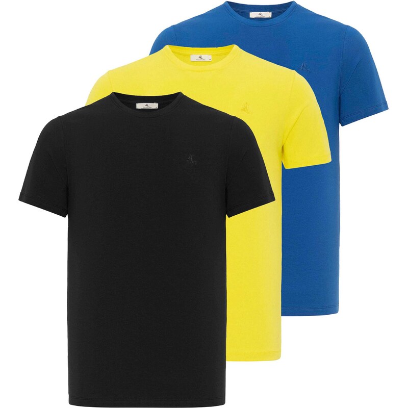 Daniel Hills Tričko modrá / svetložltá / čierna 54348108