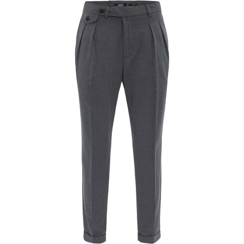 Antioch Plisované nohavice grafitová 54348223