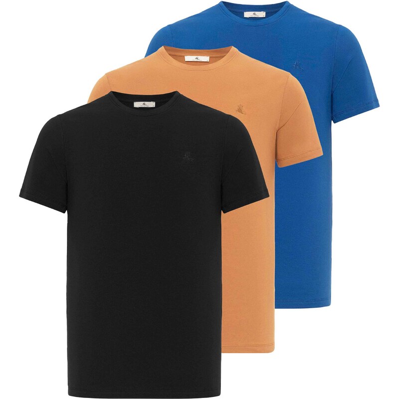 Daniel Hills Tričko modrá / hnedá / čierna 54348661