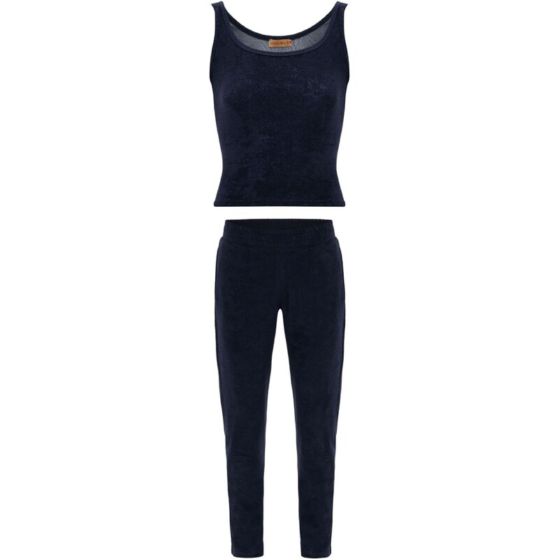 Cool Hill Joggingová súprava námornícka modrá 65872328