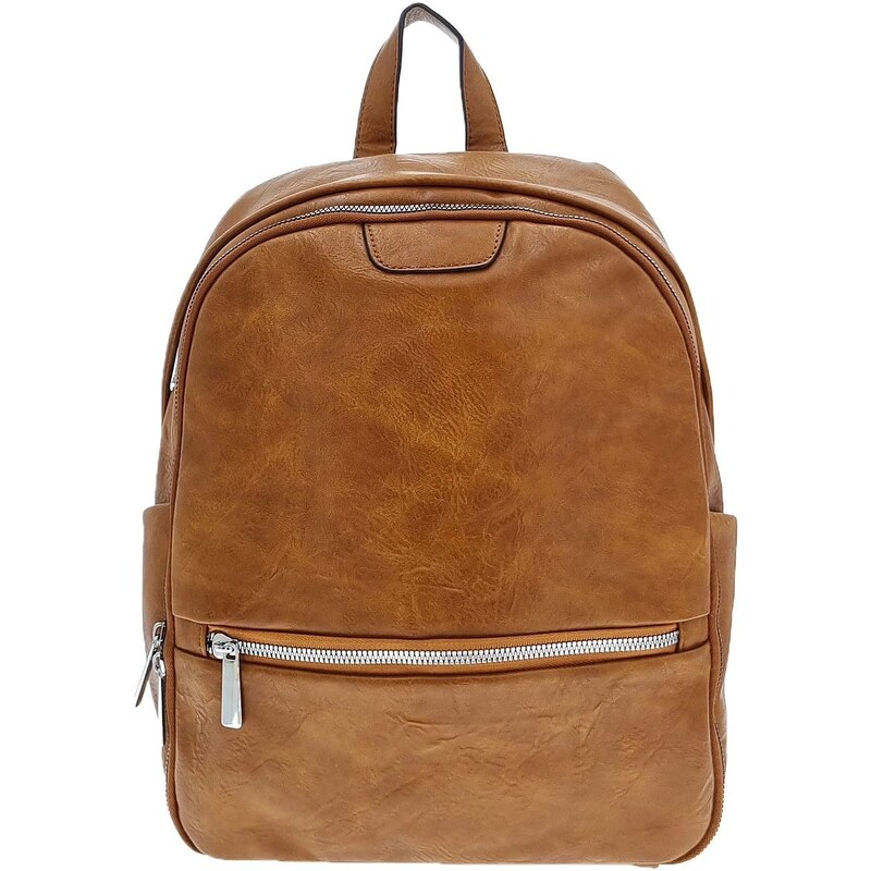 PAOLO BAGS Moderný hnedý dámsky batoh RIQ9V 58285676