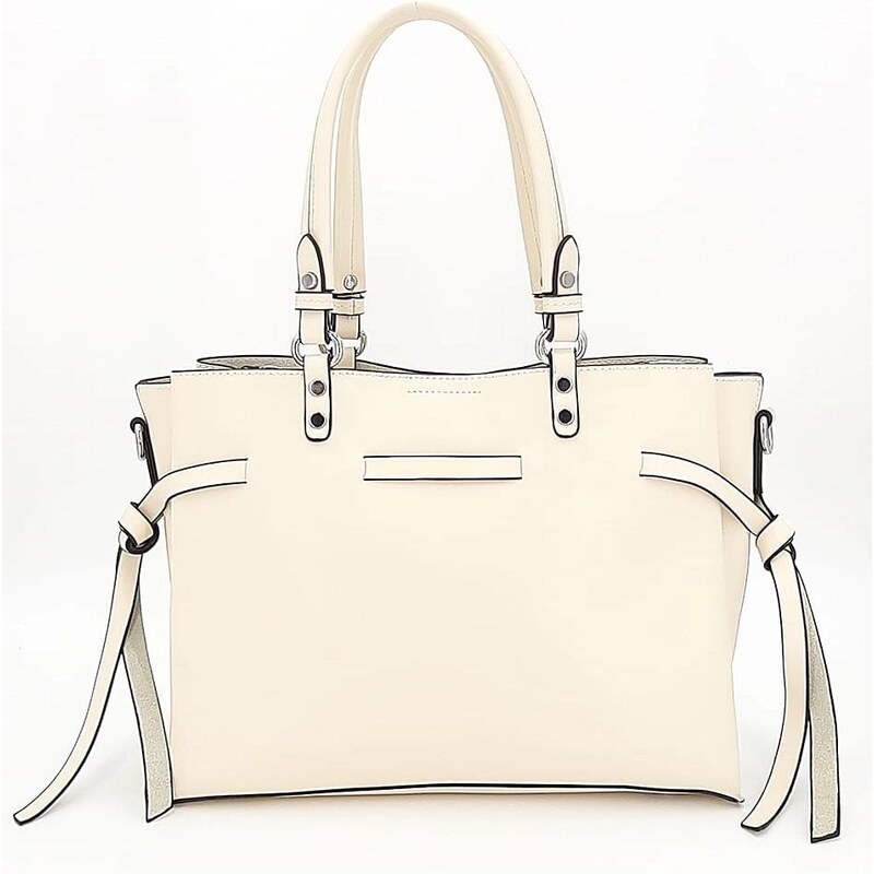 GALLANTRY Pohodlná krémová dámska nákupná taška FPFRO 58286737