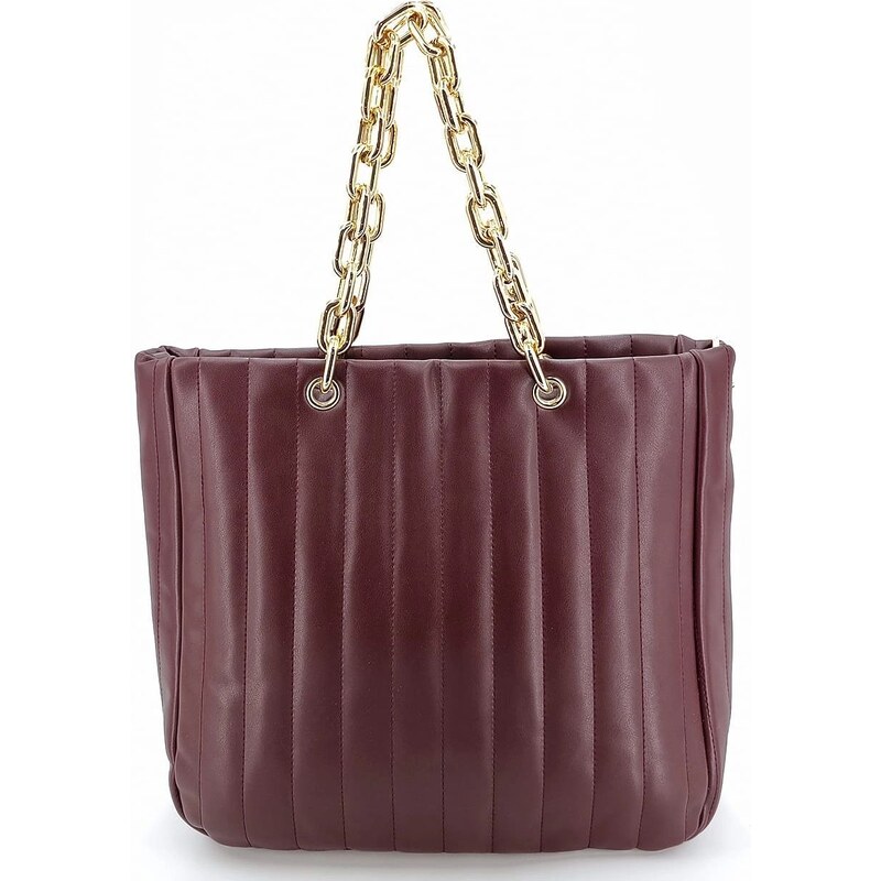 PHIL Luxusná bordová dámska nákupná taška 6K6YN 58286753