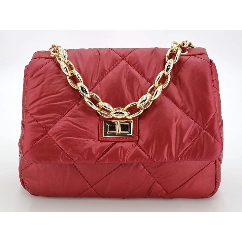 FOCUS Trendová dámska malá kabelka červená 8I1MY 58286754