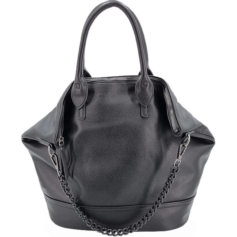 Vivian Moderná dámska nákupná taška čierna 5V2QV 58286759