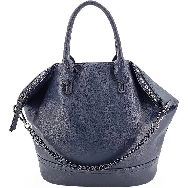 Vivian Pohodlná dámska nákupná taška tmavomodrá TSH6J 58286760