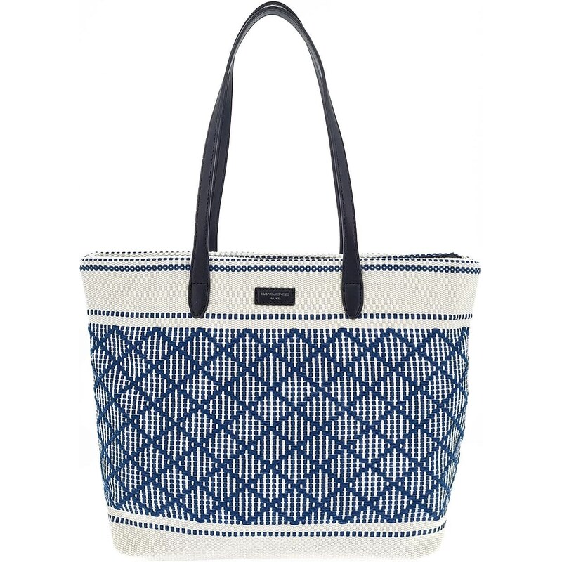 DAVID JONES Pohodlná svetlomodrá dámska nákupná taška 6TW54 58286791