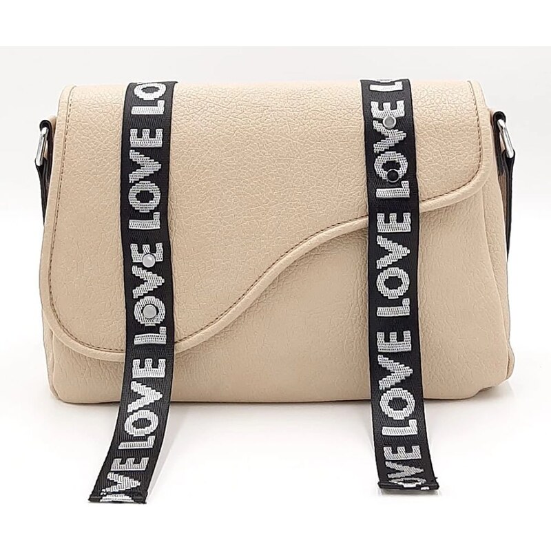 Magic Bag Moderná béžová dámska malá kabelka RCY9U 58287108