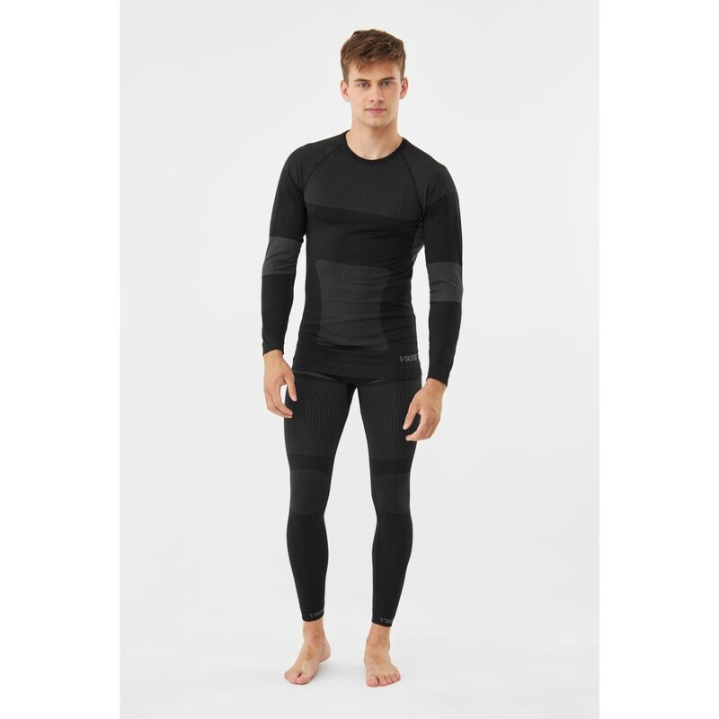 Pánsky termo set Viking Dante čierna/sivá 46408924