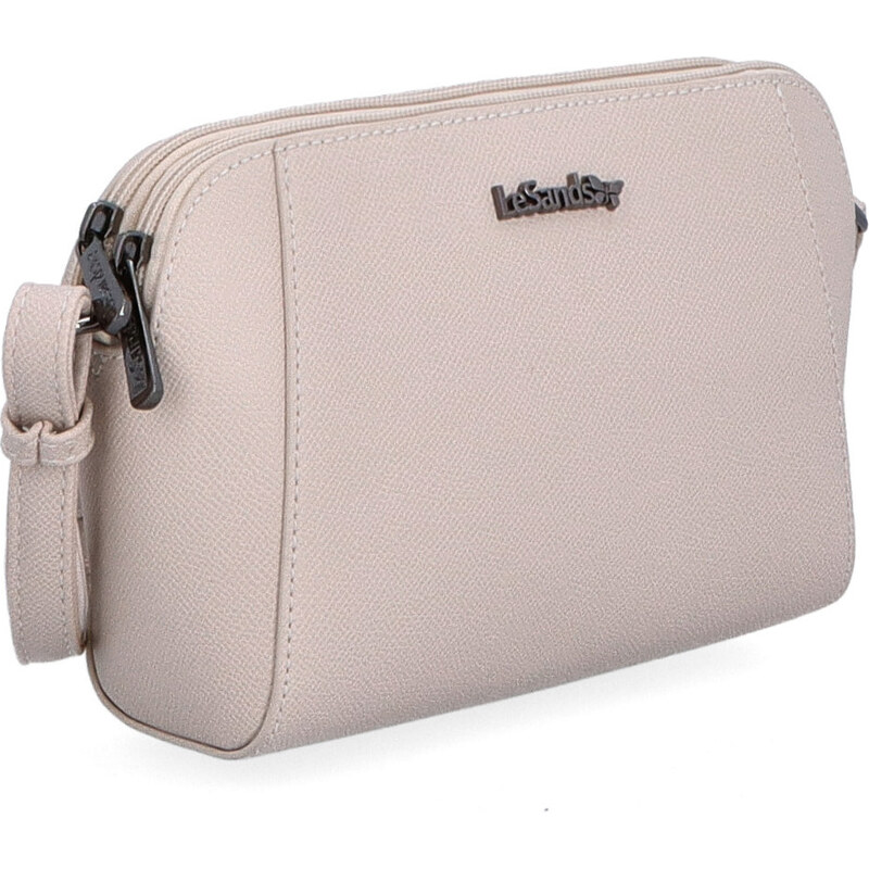 Kabelka zo syntetickej kože crossbody Le Sands béžová 9040 K 64020162