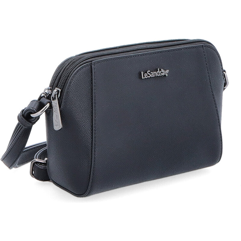 Kabelka zo syntetickej kože crossbody Le Sands čierna 9040 C 64020163