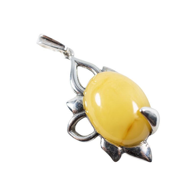 Strieborný jantárový prívesok Glare 43 51007779