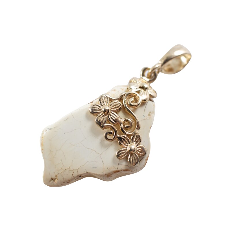 Strieborný jantárový prívesok Glare 159 51007714